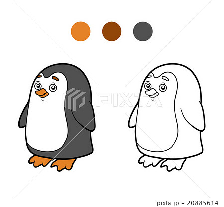 Coloring book, coloring page (penguin) 20885614