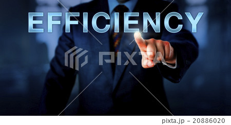 Industrial Manager Pushing EFFICIENCY Industrial Manager Pushing EFFICIENCY 20886020