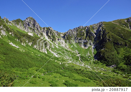 快晴、夏の駒ケ根千畳敷カール 快晴、夏の駒ケ根千畳敷カール 20887917