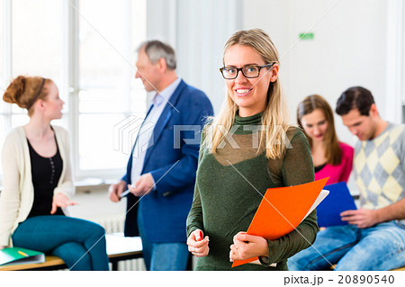 University College Student in class room 20890540