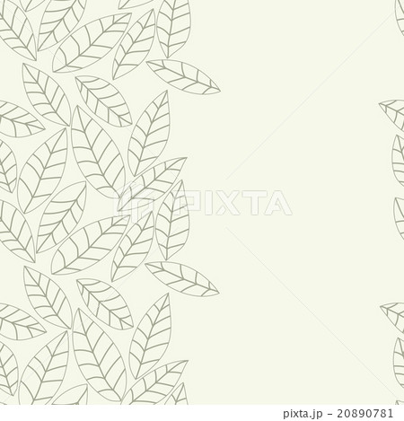 Leaf vector pattern. Seamless doodle flowers. Leaf vector pattern. Seamless doodle flowers. 20890781