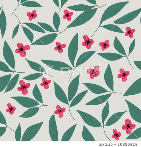 Floral vector pattern. Seamless doodle flowers. Floral vector pattern. Seamless doodle flowers. 20890818