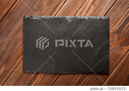 Slate board on wood 20891615