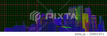 Architectural background simulation of 3d view Architectural background simulation of 3d view 20891951