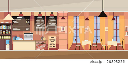 Modern Cafe Interior Empty Modern Cafe Interior Empty 20893226