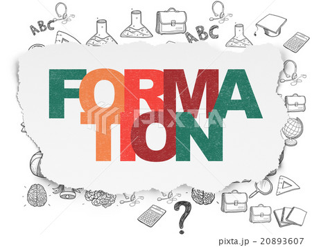 Studying concept: Formation on Torn Paper 20893607