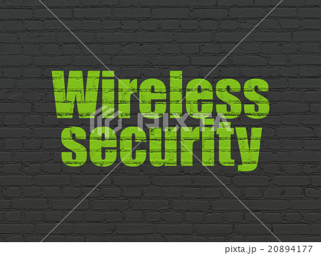 Safety concept: Wireless Security on wall Safety concept: Wireless Security on wall 20894177