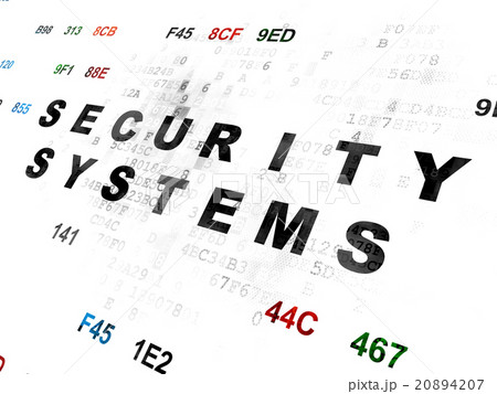 Security concept: Security Systems on Digital 20894207