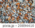 broken bricks from collapsed building 20894410