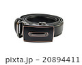 buckle Leather belt for men isolated on white 20894411