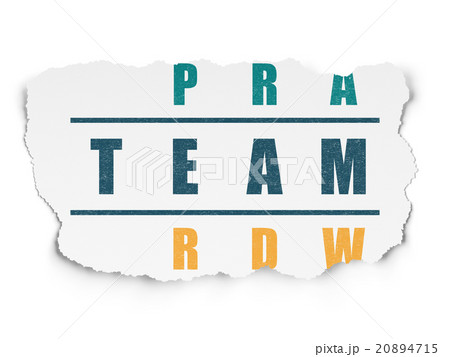 Business concept: Team in Crossword Puzzle 20894715