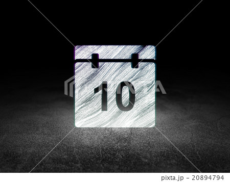 Timeline concept: Calendar in grunge dark room Timeline concept: Calendar in grunge dark room 20894794