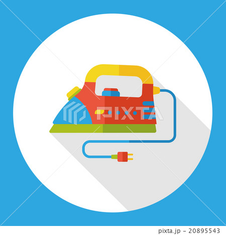 laundry iron flat icon 20895543