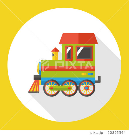 transportation train flat icon 20895544