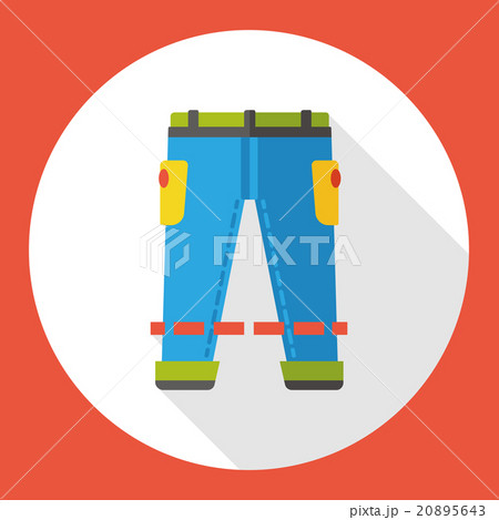 clothes pants flat icon 20895643