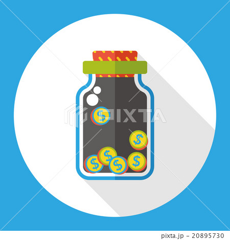 finance money bottle flat icon finance money bottle flat icon 20895730