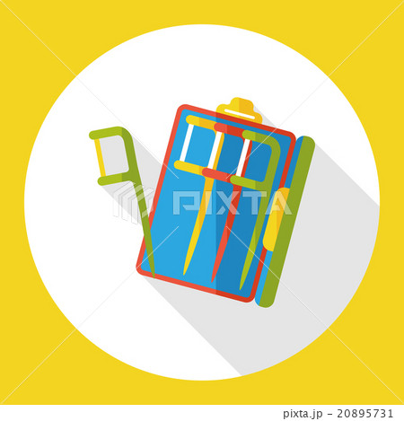 Dental floss flat icon Dental floss flat icon 20895731