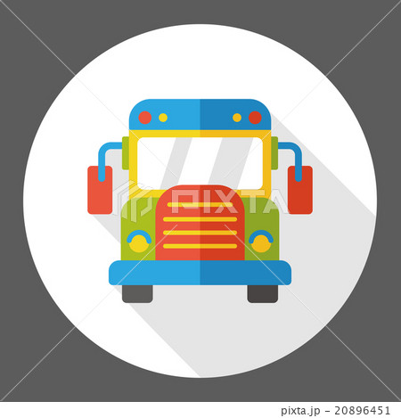 school bus flat icon school bus flat icon 20896451