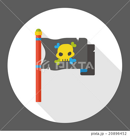 pirate flag flat icon pirate flag flat icon 20896452