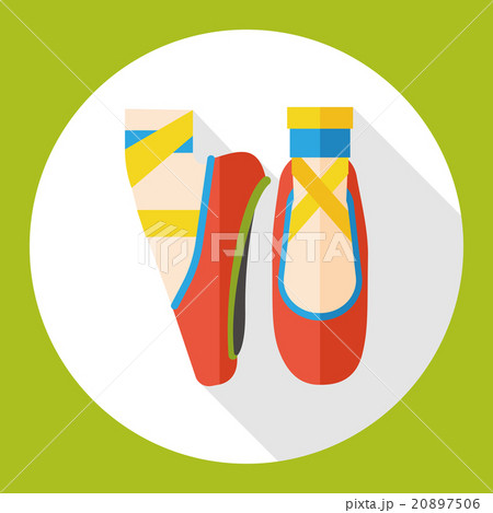 ballet shoes flat icon 20897506