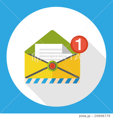 office mail flat icon office mail flat icon 20898779