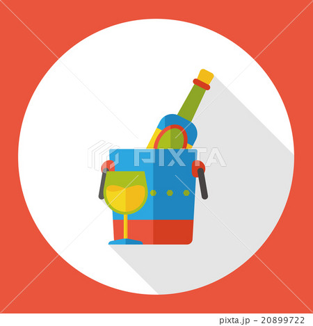 wine champagne flat icon wine champagne flat icon 20899722