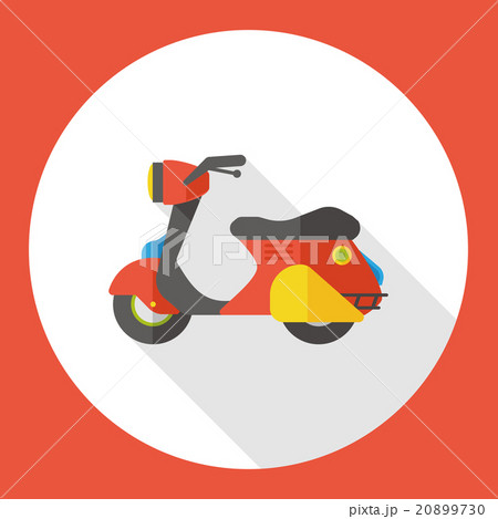 motorcycle flat icon 20899730