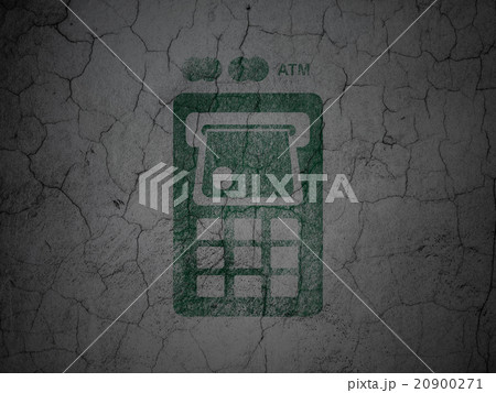 Money concept: ATM Machine on grunge wall 20900271