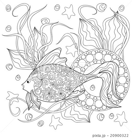 doodle fish and mandalas doodle fish and mandalas 20900322