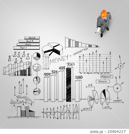 Engineer man and his business strategy Engineer man and his business strategy 20904227