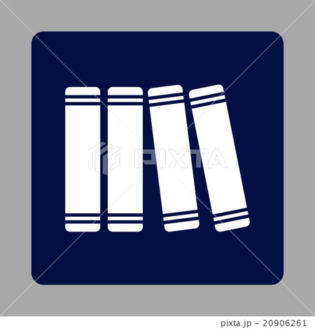 Library Rounded Square Button 20906261