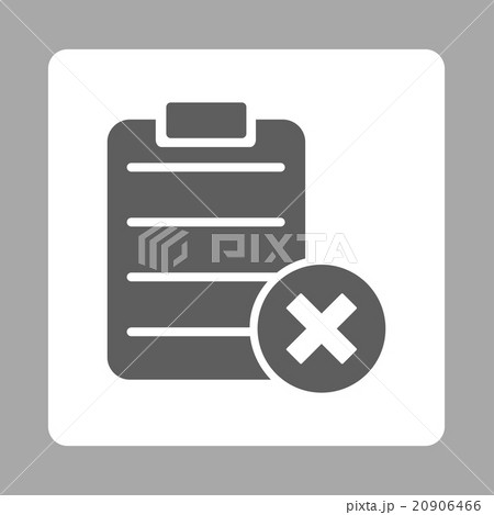 Reject Form Rounded Square Button 20906466