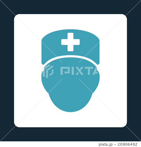 Doctor Head Flat Button Doctor Head Flat Button 20906492