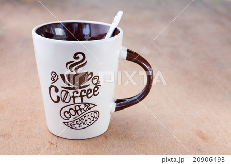 coffee Mug with a spoon 20906493