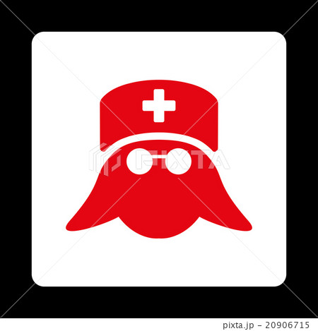 Medical Nurse Head Flat Button 20906715