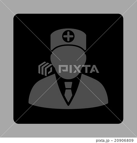 Head Physician Flat Button Head Physician Flat Button 20906809
