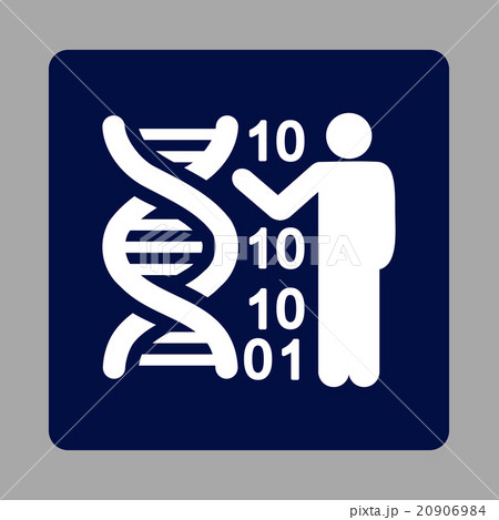 DNA Code Report Rounded Square Button 20906984