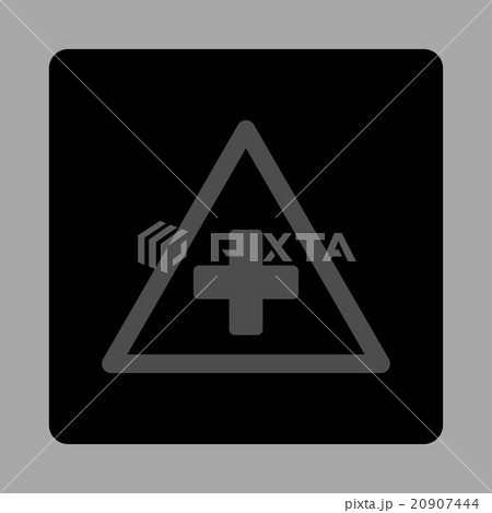 Health Warning Flat Button Health Warning Flat Button 20907444