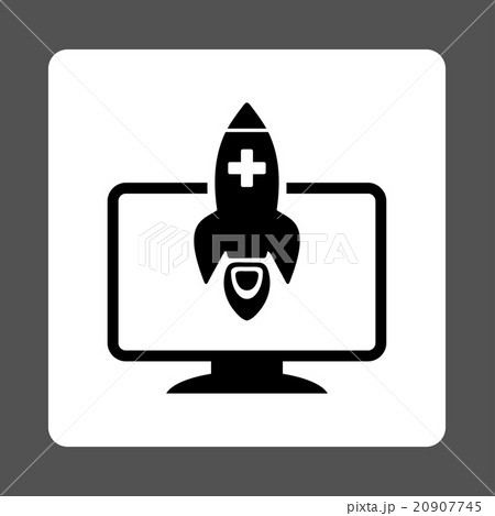 Medical Startup Flat Button Medical Startup Flat Button 20907745