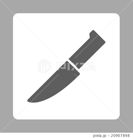 Knife Rounded Square Button 20907898
