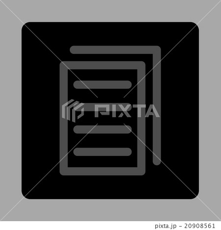 Copy Document Rounded Square Button 20908561