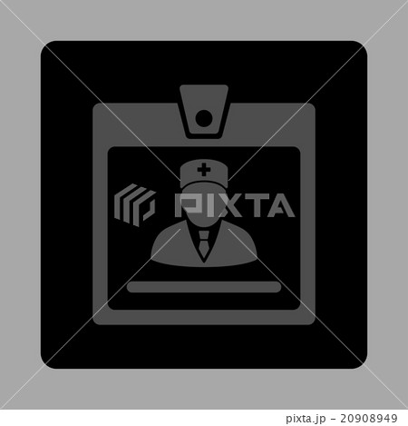 Doctor Badge Flat Button Doctor Badge Flat Button 20908949