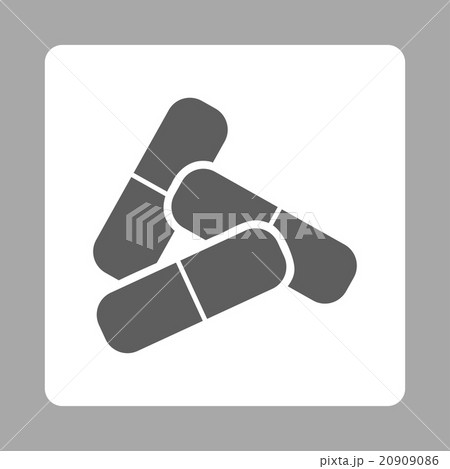 Pills Rounded Square Buttonのイラスト素材 [20909086] - PIXTA