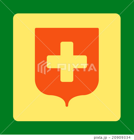 Medical Shield Flat Button Medical Shield Flat Button 20909334