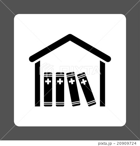 Medical Library Flat Button 20909724