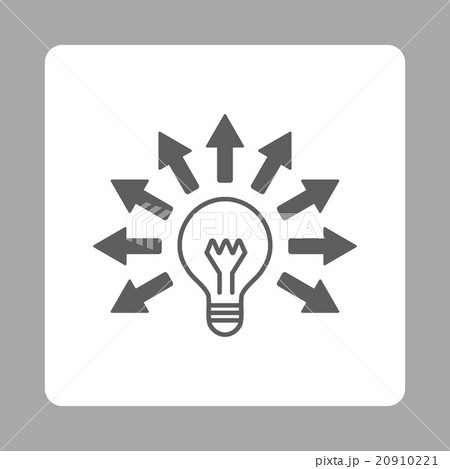 Electric Light Rounded Square Button 20910221