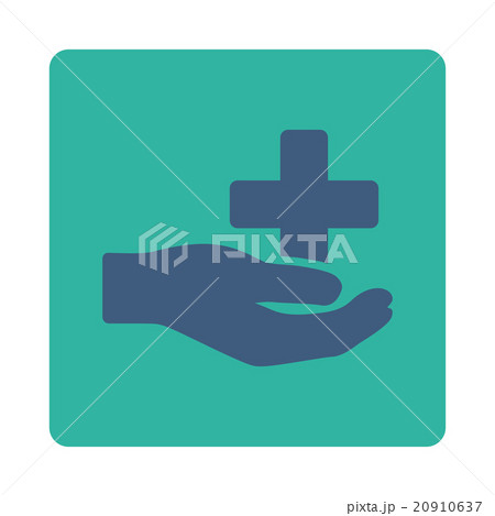 Medicine Donation Flat Button Medicine Donation Flat Button 20910637