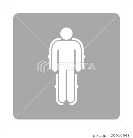 Exoskeleton Rounded Square Button 20910943