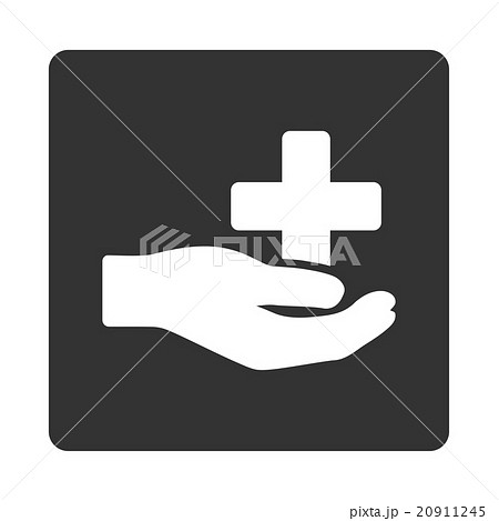 Health Care Charity Flat Button Health Care Charity Flat Button 20911245