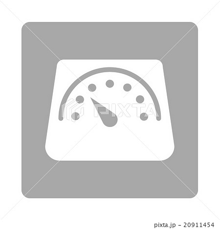 Weight Meter Rounded Square Buttonのイラスト素材 [20911454] - PIXTA